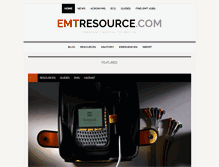 Tablet Screenshot of emtresource.com